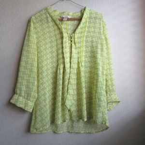 Banana Republic Tie Neck Blouse